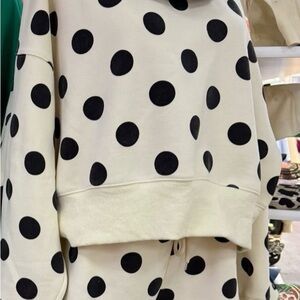 Viral Polka Dot Sweatshirt and Pants Set